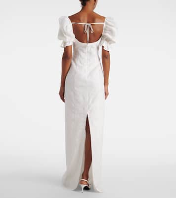 Abito lungo Isidore in cotone e seta | Markarian