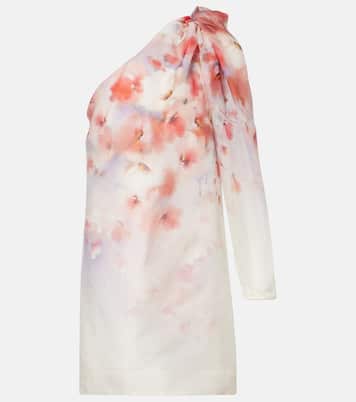 Robe Scarlet en lin et soie à fleurs | Zimmermann