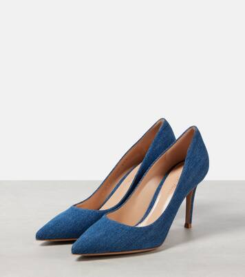 Gianvito 85 denim pumps | Gianvito Rossi