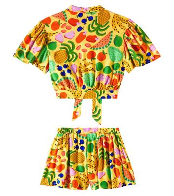 Printed top and shorts set | Fábula