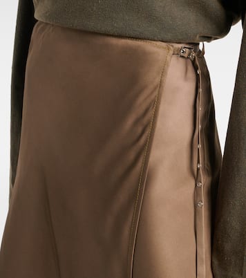 Wickelrock aus Satin | Acne Studios