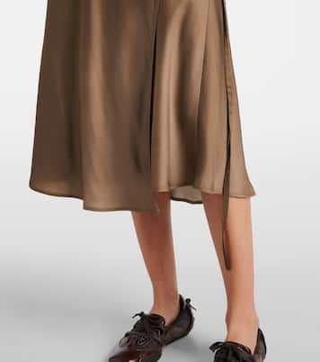 Wickelrock aus Satin | Acne Studios