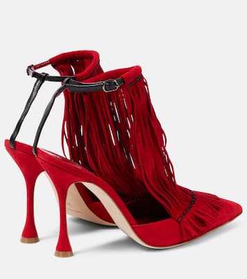 Pumps Fiki 105 aus Veloursleder | Manolo Blahnik