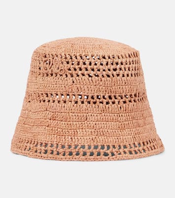 Sunset raffia bucket hat | Chloé