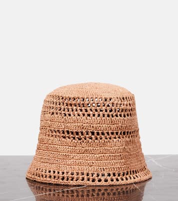 Sunset raffia bucket hat | Chloé