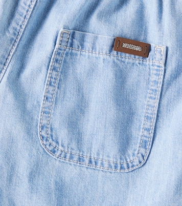 Monili denim shorts | Brunello Cucinelli Kids
