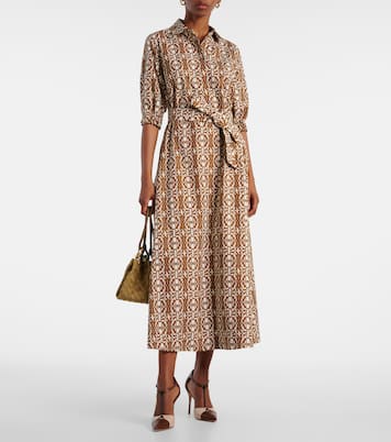 Bedrucktes Midikleid Luxgi aus Baumwolle | Max Mara