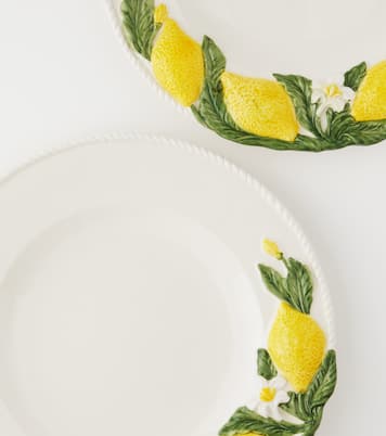 Lemon set of 4 dinner plates | Les-Ottomans