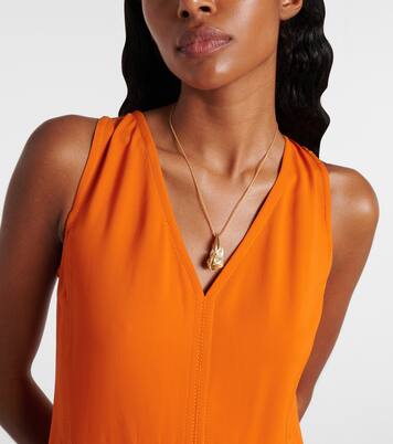 Verzierte Halskette Rana, 18kt vergoldet | Bottega Veneta