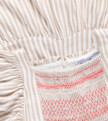 Abito a righe a punto smock | Tartine et Chocolat