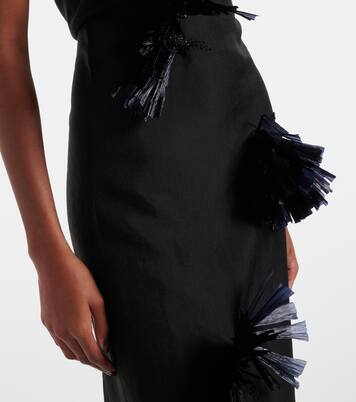 Robe longue brodée | Jacques Wei