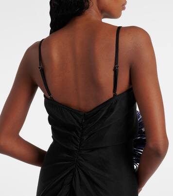 Robe longue brodée | Jacques Wei