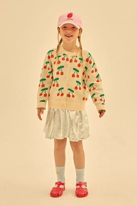 Cherry cotton cardigan | Jellymallow