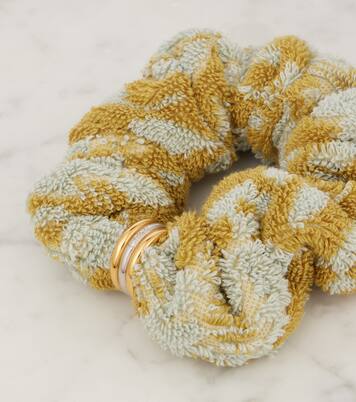 Chloé Plage floral cotton terry scrunchie | Chloé