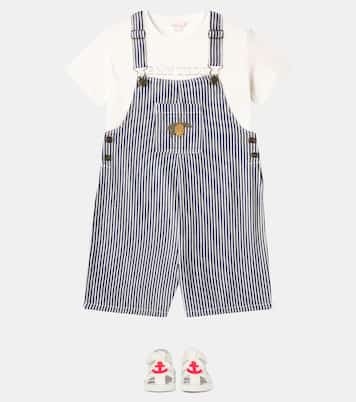 Bedrucktes T-Shirt Era aus Baumwolle und Leinen | Konges Sløjd