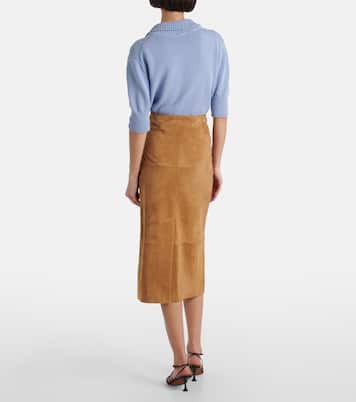 Leather midi skirt | Proenza Schouler