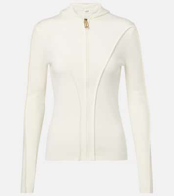 Sudadera de jersey en mezcla de lana | Victoria Beckham