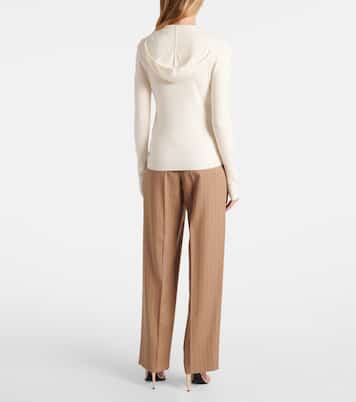 Sudadera de jersey en mezcla de lana | Victoria Beckham