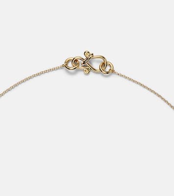 Halskette Initial aus 18kt Gelbgold (750/1000) mit Diamanten | Sophie Bille Brahe