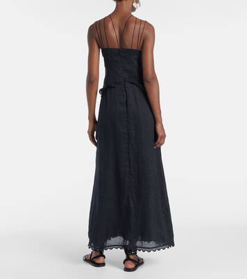 Lindy lace-trimmed maxi dress | Isabel Marant