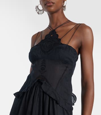 Lindy lace-trimmed maxi dress | Isabel Marant