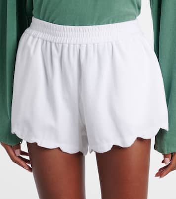 Bellini cotton-blend terry shorts | Marysia