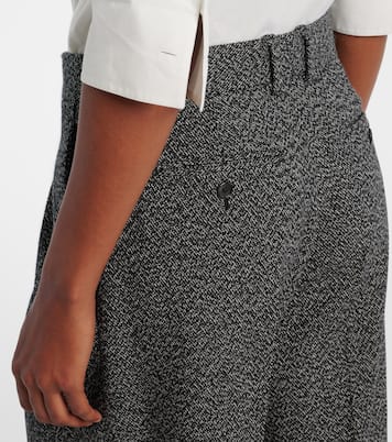 Mikkela cashmere and wool straight pants | The Row