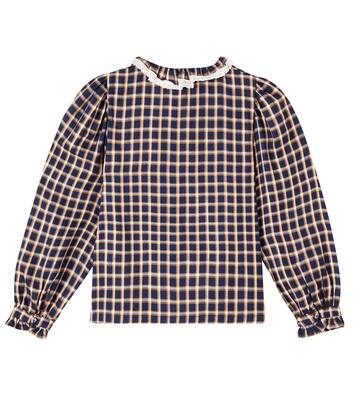 Ginevra checked ruffled shirt | C'era Una Volta