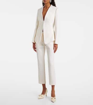 Bestickte Pumps Epirotes 70 aus Satin | Manolo Blahnik