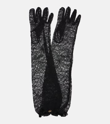 VLogo lace gloves | Valentino