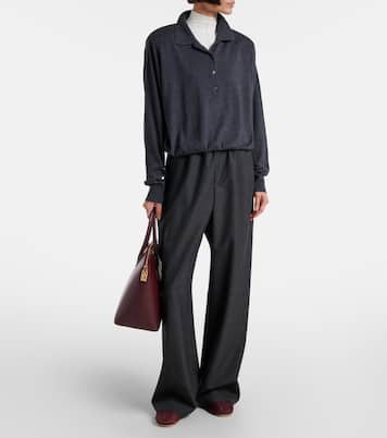 Croydon wool-blend polo sweater | The Frankie Shop