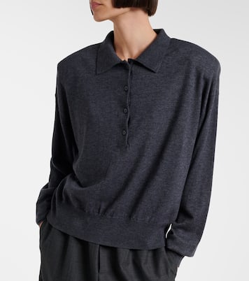 Croydon wool-blend polo sweater | The Frankie Shop