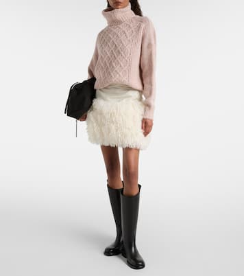 Alpaca-blend turtleneck sweater | Moncler
