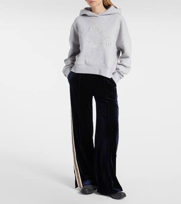 Byron logo cotton jersey hoodie | The Upside