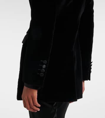 Smokingjacke aus Samt | Dolce&Gabbana