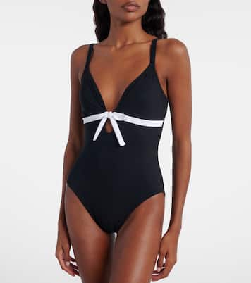 Lenora bow-detail swimsuit | Karla Colletto