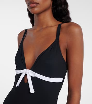 Lenora bow-detail swimsuit | Karla Colletto