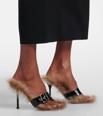 Mules Helix 95 en cuir embossé | Christen