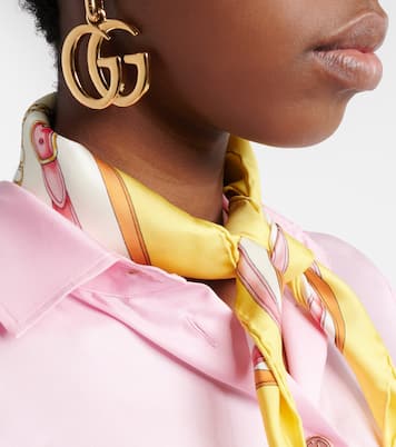 Bedrucktes Tuch aus Seiden-Twill | Gucci