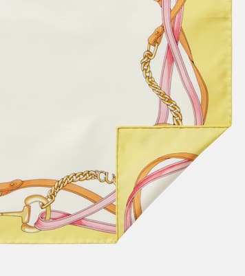 Bedrucktes Tuch aus Seiden-Twill | Gucci
