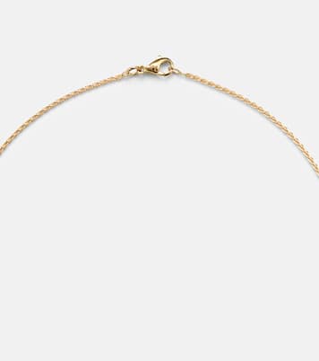 Luck 18kt gold pendant necklace with emerald | Marie Lichtenberg