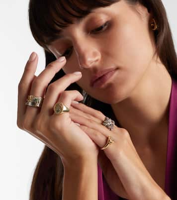 Anello La Plage in oro 9kt con pietre preziose | Yvonne Léon