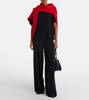 Hulin silk crêpe de soie wide-leg pants | Joseph
