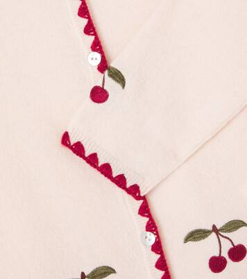 Bestickter Cardigan Collette aus Wolle | Konges Sløjd