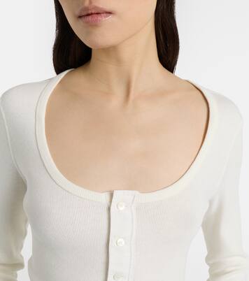 Cotton jersey Henley shirt | Chloé