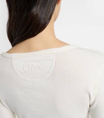Cotton jersey Henley shirt | Chloé