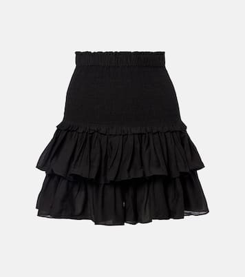 Naomi tiered cotton-blend miniskirt | Marant Etoile