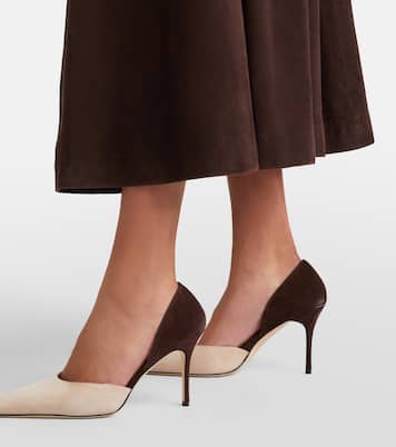 Taylerbinu 90 suede pumps | Manolo Blahnik