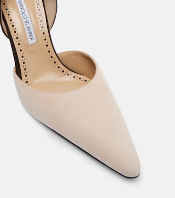 Taylerbinu 90 suede pumps | Manolo Blahnik