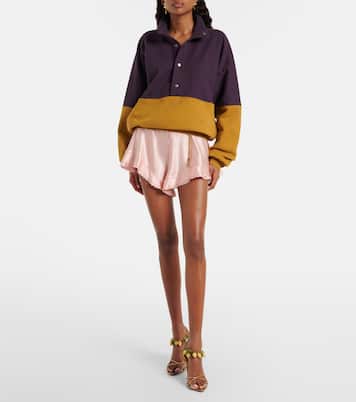 Mon Chéri embellished suede sandals | Saint Laurent